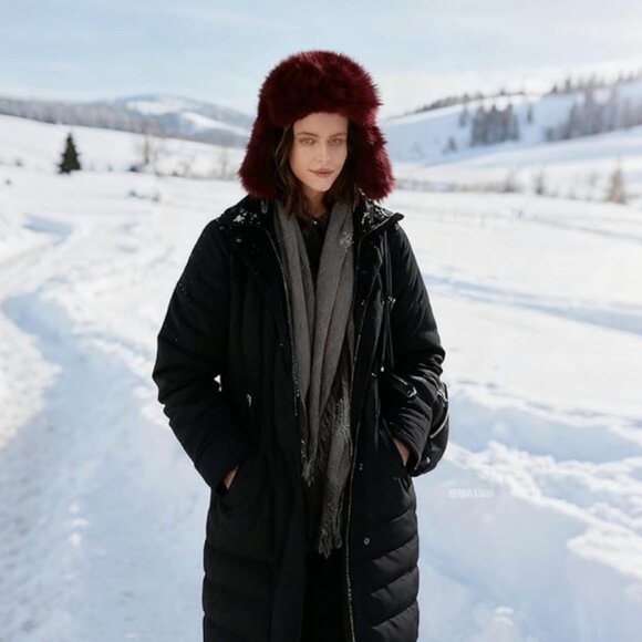 Women’s Faux Fur Trapper Hat – Warm Winter Ski & Snow Hat